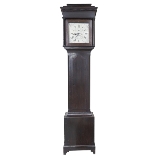 1809 - Oak eight day longcase clock, the 12