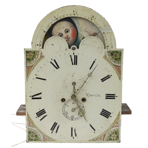 1812 - Large mahogany eight day longcase clock, the 15