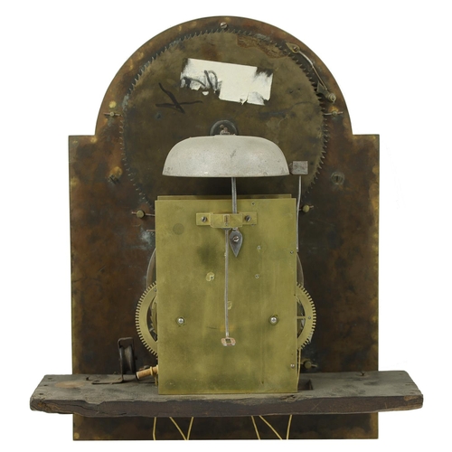 1814 - Good green lacquer and gilt chinoiserie decorated eight day longcase clock with five pillar movement... 