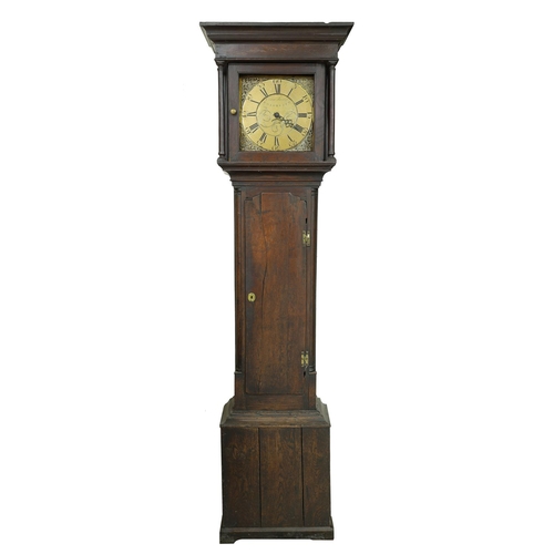 1817 - Irish oak thirty hour longcase clock, the 11