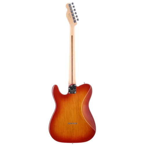 513 - 2008 Fender American Deluxe Telecaster electric guitar, made in USA; Body: cherry sunburst finish; N... 