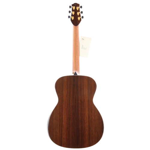 519 - 2022 Terry Pack OMRC acoustic guitar; Back and sides: solid Indian rosewood; Top: solid cedar; Neck:... 