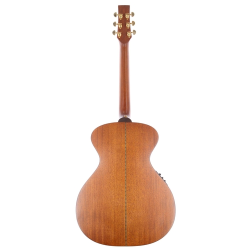 525 - JHS Vintage Gordon Giltrap Signature VE2000GG electro-acoustic guitar; Back and sides: mahogany; Top... 