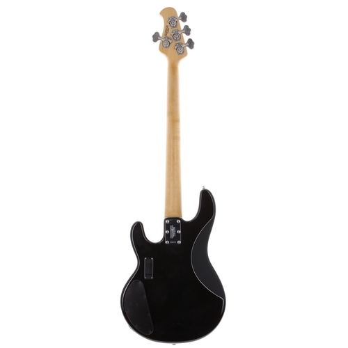 543 - 2007 Ernie Ball Music Man Stingray 3 EQ HH bass guitar, made in USA; Body: black finish, minor dings... 