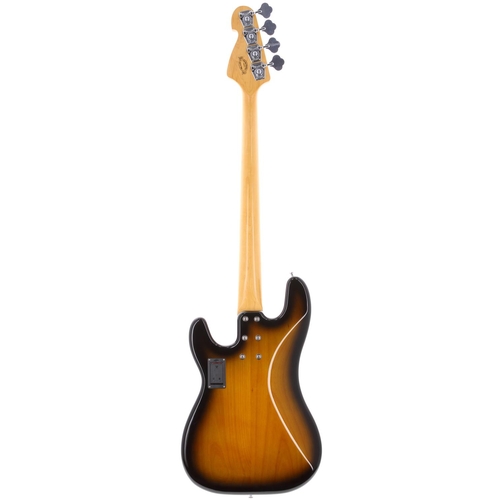 557 - Sandberg California VM4 bass guitar; Body: two-tone sunburst finish; Neck: maple; Fretboard: rosewoo... 