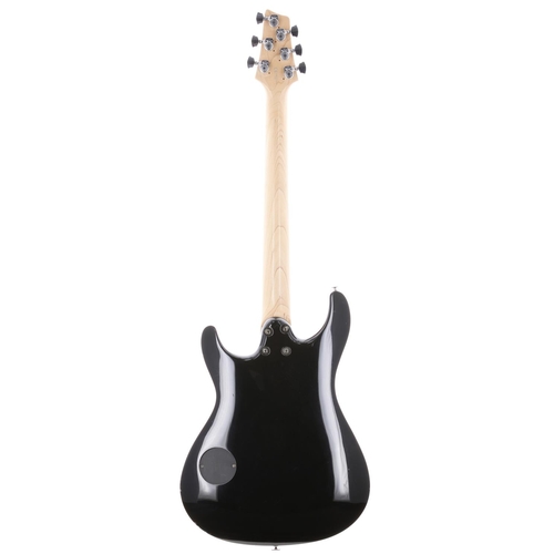 560 - 1999 Ibanez S-Classic SC320 electric guitar, made in Japan; Body: black finish, surface scratches to... 