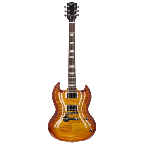 564 - 2012 Gibson SG Diablo Premium Plus electric guitar, made in USA; Body: iced tea finished maple top u... 