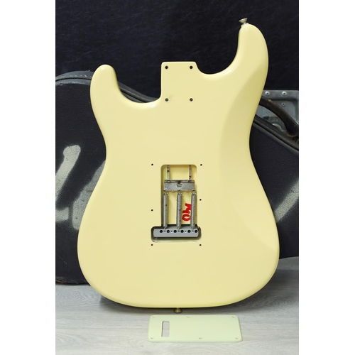 218 - Chris Cross (Ultravox) - Fender USA Yngwie Malmsteen Stratocaster guitar body, circa 2000, fitted wi... 