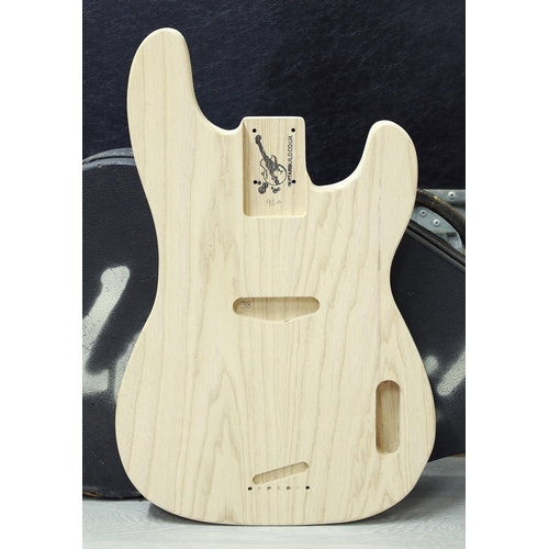 229 - Chris Cross (Ultravox) - unfinished two piece GuitarBuild Tele bass guitar body