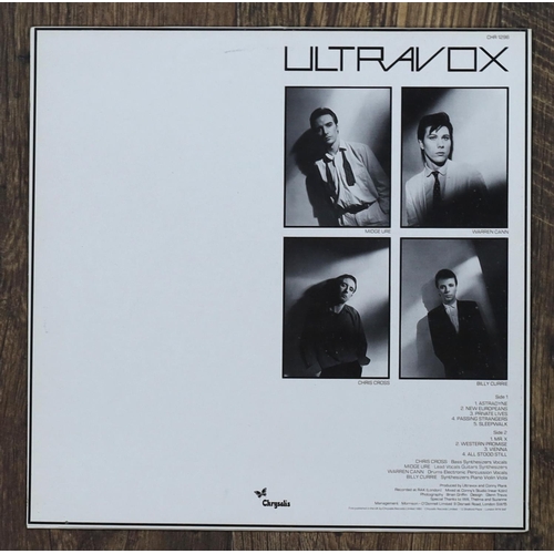 256 - Chris Cross (Ultravox) - fully autographed Ultravox Vienna vinyl album, Chrysalis number CHR1296, au... 