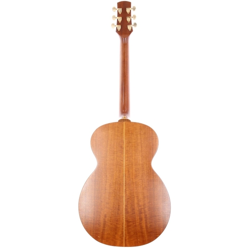 585 - 2002 Rob Armstrong Custom acoustic guitar, made in England; Back and sides: highly figured koa, mino... 