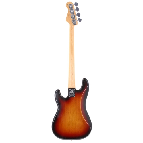 590 - 2011 Fender American Special Precision Bass guitar, made in USA; Body: three-tone sunburst finish, l... 