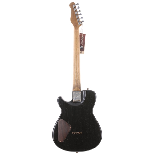 593 - Magneto U-1 Series UW-4300 electric guitar, black finish, with original shipping box*This guitar is ... 