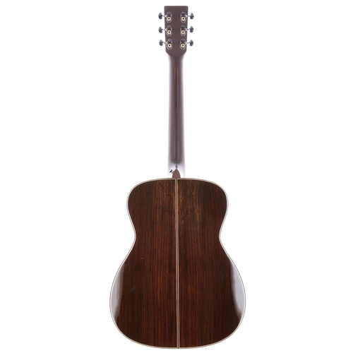 595 - 2019 Auden 45MM electro-acoustic guitar; Back and sides: Indian rosewood, a few light surface marks;... 