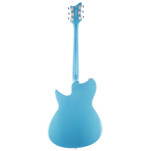 602 - 2021 Rivolta by Novo Combinata VII electric guitar; Body: blue metallic finish; Neck: good; Fretboar... 