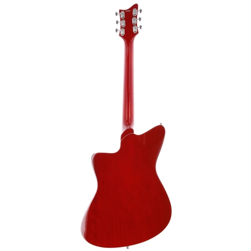 603 - 2019 Rivolta by Novo Mondata XVIII electric guitar; Body: trans red finish; Neck: good; Fretboard: r... 