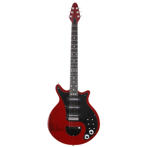 609 - Kid's by Hiroshi Kido BM Special Copy electric guitar, made in Japan, circa 1996; Body: cherry red f... 