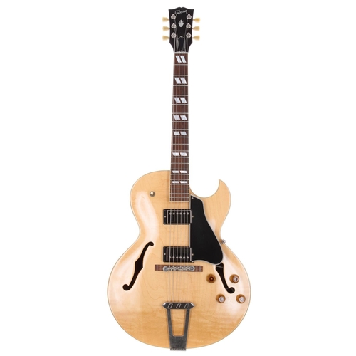 617 - 2007 Gibson Memphis ES-175 hollow body electric guitar, made in USA; Body: natural finished maple, a... 