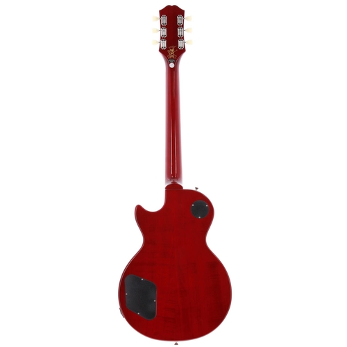 618 - 2022 Epiphone Slash Signature Les Paul Standard electric guitar, made in China; Body: vermillion bur... 