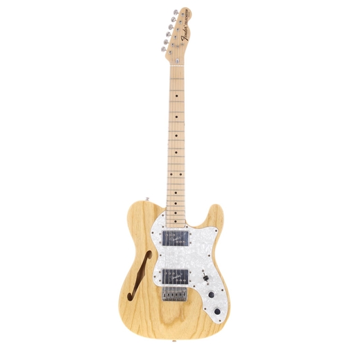 623 - Fender '72 Thinline Telecaster electric guitar, made in Japan (1996-1997); Body: natural finish, a f... 