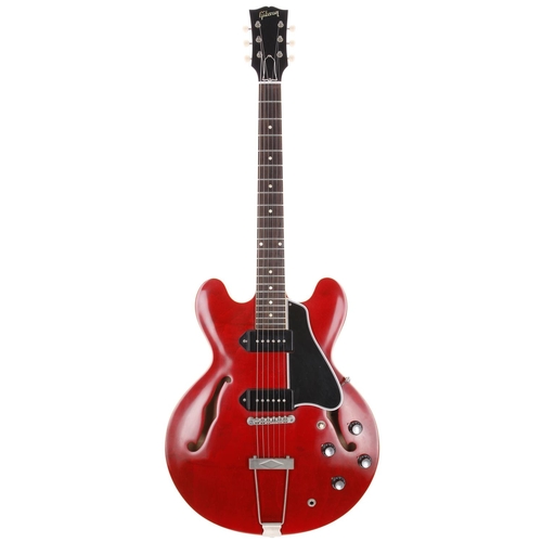 631 - 2019 Gibson Custom Shop Memphis 1961 Reissue ES-330 hollow body electric guitar, made in USA; Body: ... 