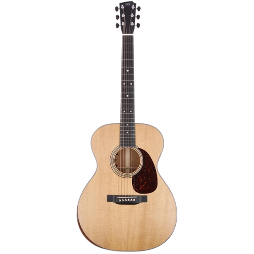 637 - Firth 000-18 electro-acoustic guitar; Back and sides: mahogany with side sound port and arm bevel; T... 