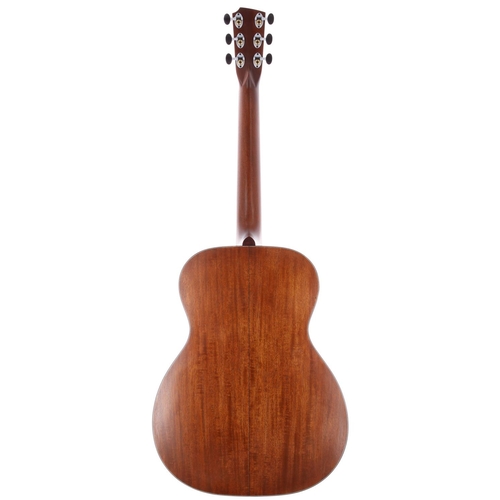 637 - Firth 000-18 electro-acoustic guitar; Back and sides: mahogany with side sound port and arm bevel; T... 