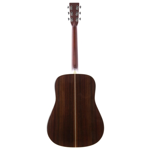 817 - 2004 C.F Martin HD-28VE electro-acoustic guitar, made in USA; Back and sides: Indian rosewood, light... 