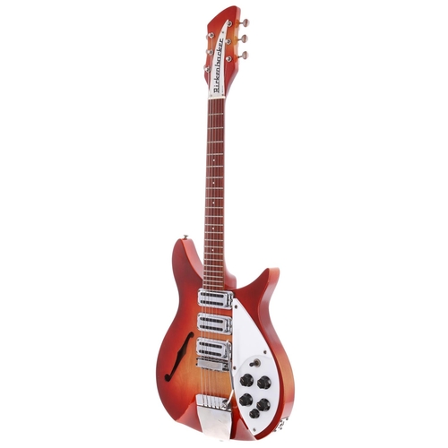 819 - 1964 Rickenbacker Rose Morris 325 electric guitar, made in USA; Body: Fireglo finish, light buckle s... 