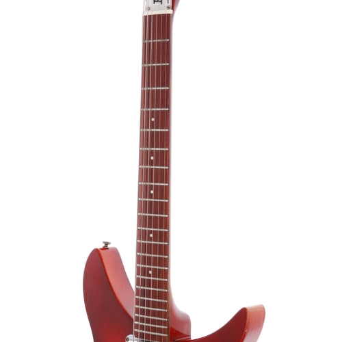 819 - 1964 Rickenbacker Rose Morris 325 electric guitar, made in USA; Body: Fireglo finish, light buckle s... 