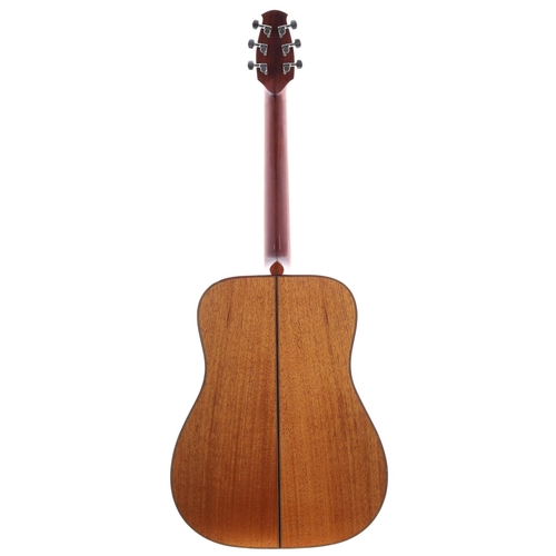 830 - 1982 Andrew Manson Heron acoustic guitar, made in England; Back and sides: mahogany, a few minor mar... 