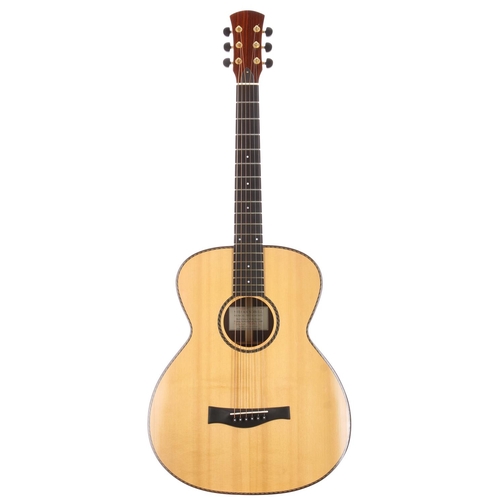 831 - 2000 Stefan Sobell Model 1 acoustic guitar; Back and sides: Indian rosewood; Top: natural spruce, on... 