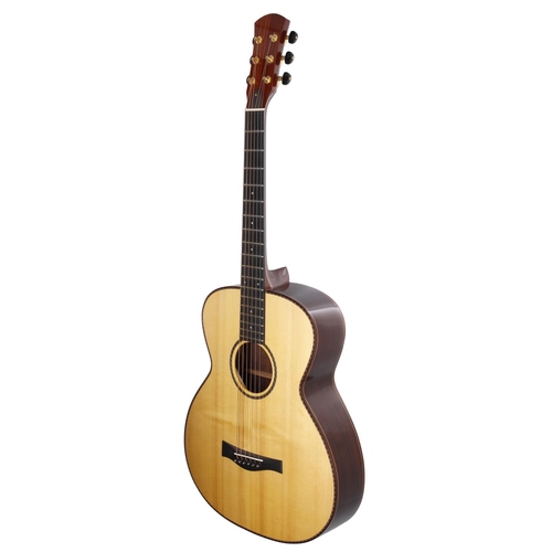 831 - 2000 Stefan Sobell Model 1 acoustic guitar; Back and sides: Indian rosewood; Top: natural spruce, on... 