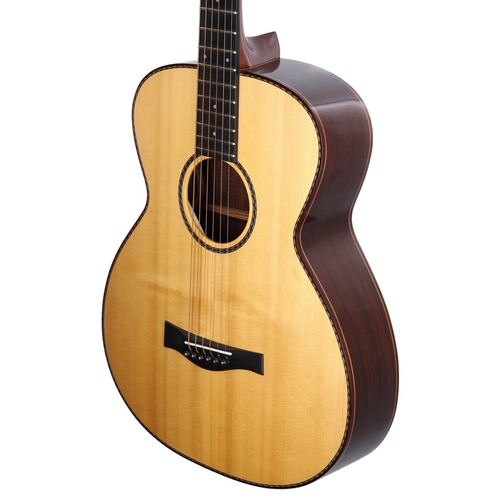 831 - 2000 Stefan Sobell Model 1 acoustic guitar; Back and sides: Indian rosewood; Top: natural spruce, on... 