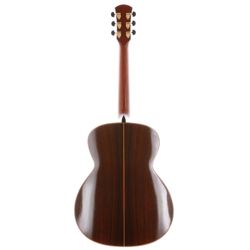 831 - 2000 Stefan Sobell Model 1 acoustic guitar; Back and sides: Indian rosewood; Top: natural spruce, on... 