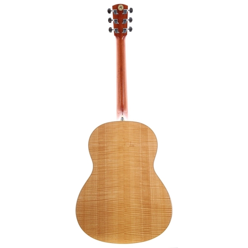 835 - 1991 Jean Larrivee 09 acoustic guitar, made in Canada; Back and sides: natural highly figured maple;... 