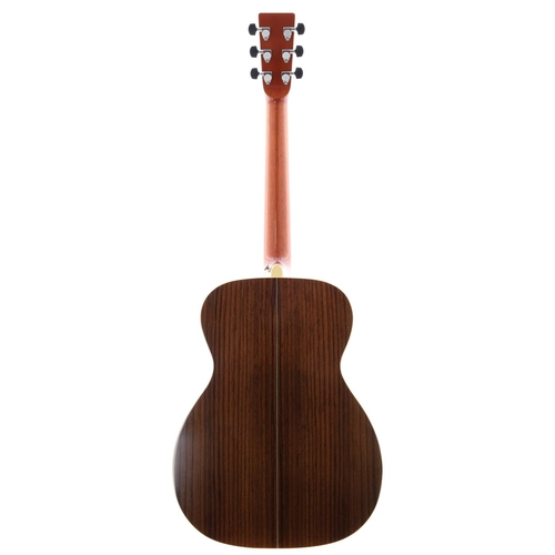 838 - 1992 Ralph Bown acoustic guitar, made in York, UK; Back and sides: rosewood, a few very minor dings;... 