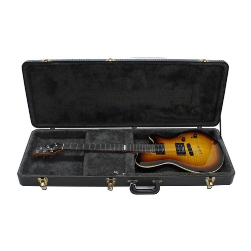 848 - Godin Summit electric guitar, made in Canada; Body: three-tone sunburst finished maple topped chambe... 