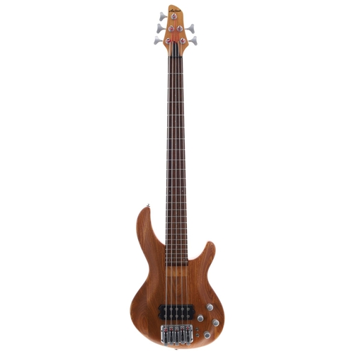 850 - 2000 Aria Pro II IGB-68 five string bass, made in Korea; Body: natural ash; Neck: maple; Fretboard: ... 