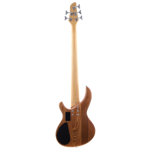 850 - 2000 Aria Pro II IGB-68 five string bass, made in Korea; Body: natural ash; Neck: maple; Fretboard: ... 