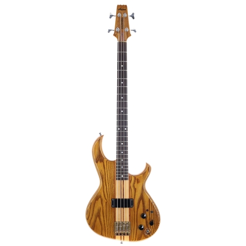 806 - 1984 Aria Pro II SB1000 bass guitar, made in Japan; Body: natural sen ash wings with maple and walnu... 