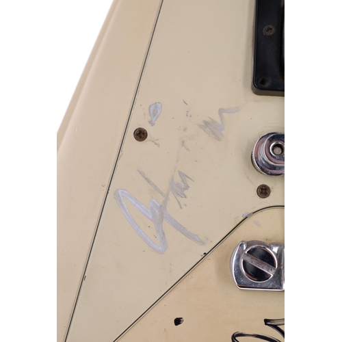 468 - Judas Priest - autographed 1979 Gibson Flying V electric guitar, made in USA, ser. no. 71709016; Bod... 