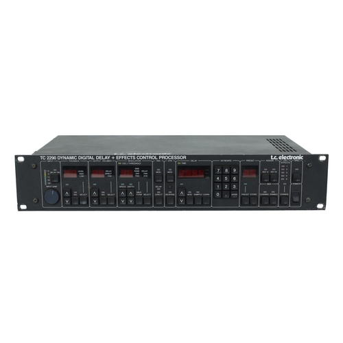 2124 - TC Electronic TC2290 Dynamic Digital Delay and effects control processor rack unit, made in Denmark,... 