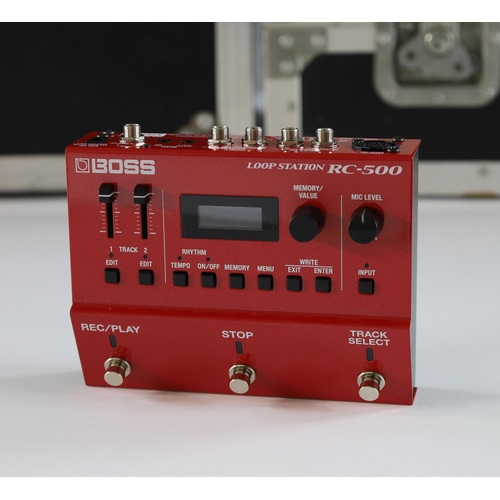 1599 - Boss RC-500 Loop Station guitar pedal, boxed*Please note: Gardiner Houlgate do not guarantee the ful... 