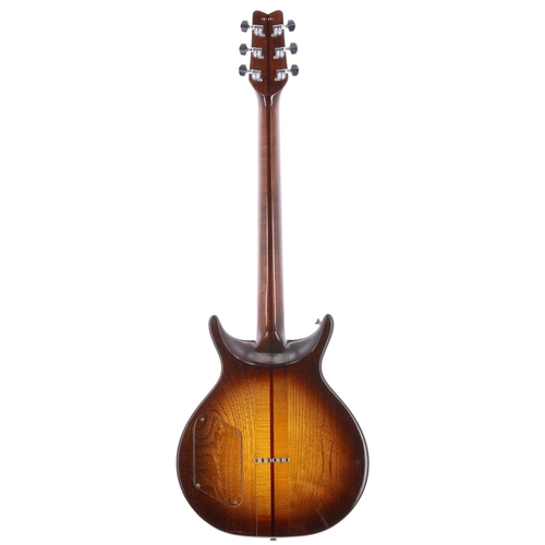 629 - 1979 Washburn Wing Series Hawk electric guitar, made in Japan; Body: two-tone tobacco burst finished... 