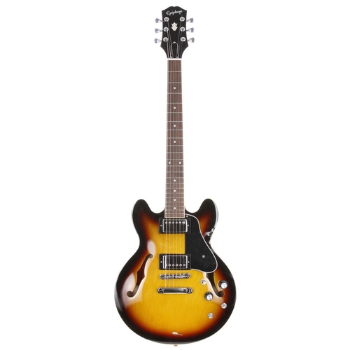 652 - 2023 Epiphone Inspired by Gibson ES-339 semi-hollow body electric guitar, made in China; Body: three... 