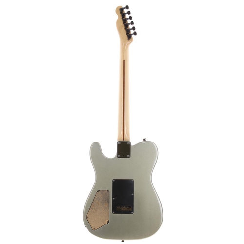 658 - Fender Contemporary HSS Telecaster electric guitar, made in Japan, circa 1987; Body: pewter finish, ... 