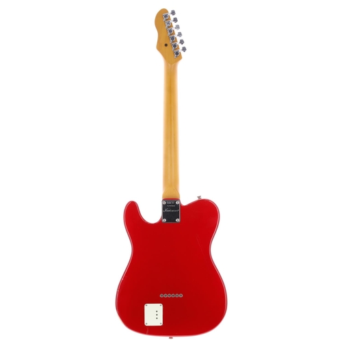 668 - Levinson Blade Delta Standard electric guitar, made in Korea; Body: candy apple red finish, surface ... 