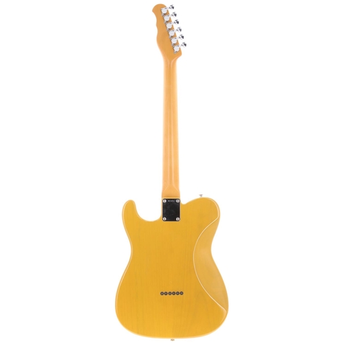 669 - Fret King Super S Country Squire electric guitar; Body: butterscotch finish, a few light surface scr... 