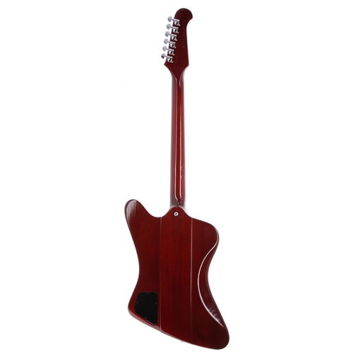 678 - 2019 Gibson Firebird electric guitar, made in USA; Body: trans wine red finished mahogany, lacquer c... 